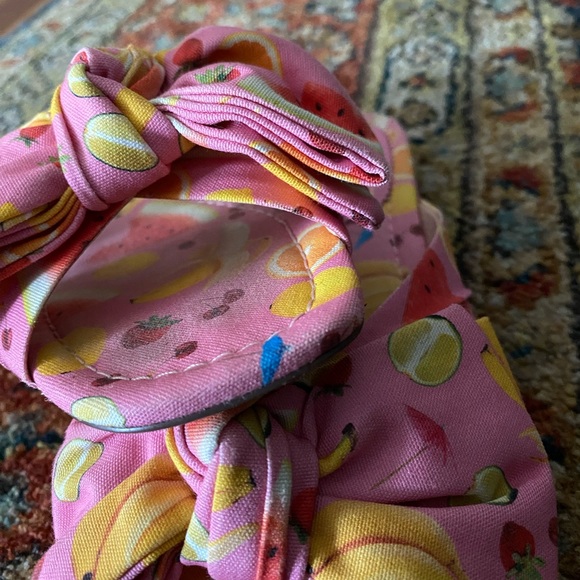 Edie Parker x J. Crew Fruit Bow Sandals - Picture 6 of 9